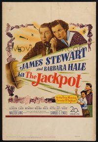 8m289 JACKPOT WC '50 James Stewart wins a radio show contest, but can't afford the prize!