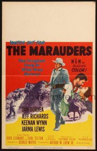 8m331 MARAUDERS WC '55 Dan Duryea and the toughest gang in Wild West history!