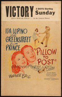 8m364 PILLOW TO POST WC '45 William Prince, Ida Lupino, plus Louis Armstrong playing his trumpet!