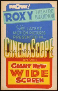 8m383 ROXY THEATRE BRAMPTON WC '50s the latest in motion pictures presented in CinemaScope!