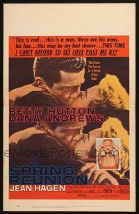 8m419 SPRING REUNION WC '57 Betty Hutton hungered for a man of her own, Dana Andrews!