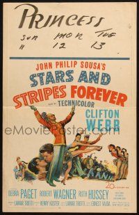 8m424 STARS & STRIPES FOREVER WC '53 Clifton Webb as band leader & composer John Philip Sousa!