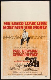 8m430 SWEET BIRD OF YOUTH WC '62 Paul Newman, Geraldine Page, from Tennessee Williams' play!