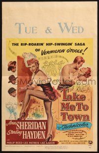 8m435 TAKE ME TO TOWN WC '53 the saga of sexy Ann Sheridan & the men she fooled, Sterling Hayden