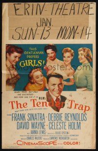 8m441 TENDER TRAP WC '55 Frank Sinatra, Debbie Reynolds, Celeste Holm, David Wayne