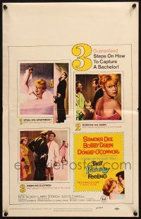 8m444 THAT FUNNY FEELING WC '65 sexy naked Sandra Dee in tub, Bobby Darin, Donald O'Connor