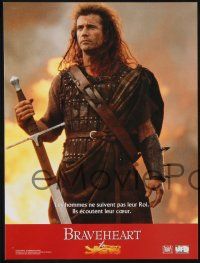 8m787 BRAVEHEART set of 8 French LCs '95 Mel Gibson as William Wallace in the Scottish Rebellion!