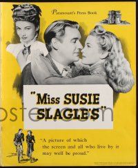 8m095 MISS SUSIE SLAGLE'S pressbook '46 sexy Veronica Lake, Sonny Tufts & Joan Caulfield!