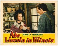 8p287 ABE LINCOLN IN ILLINOIS LC '40 President Raymond Massey with Mary Howard!