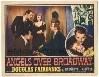 8p301 ANGELS OVER BROADWAY LC '40 Rita Hayworth, Douglas Fairbanks Jr., Thomas Mitchell, Ben Hecht
