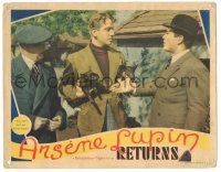8p310 ARSENE LUPIN RETURNS LC '38 Pendleton wants to shake Melvyn Douglas' hand, but they're full!
