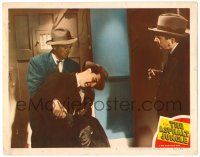 8p312 ASPHALT JUNGLE LC #5 '50 Sterling Hayden & Sam Jaffe w/ wounded Caruso, John Huston classic!