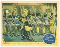 8p317 BABES IN ARMS LC '39 blackface Mickey Rooney & Judy Garland in big minstrel number!