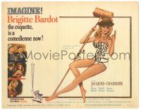 8p010 BABETTE GOES TO WAR TC '60 super sexy soldier Brigitte Bardot, Babette s'en va-t-en guerre