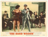 8p323 BAND WAGON LC #7 '53 great image of Fred Astaire & sexy Cyd Charisse showing her legs!