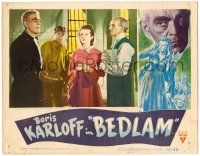 8p332 BEDLAM LC '46 madman Boris Karloff & cast, produced by Val Lewton!