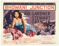 8p021 BHOWANI JUNCTION TC '55 sexy Eurasian beauty Ava Gardner in a flaming love story!