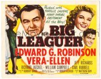 8p022 BIG LEAGUER TC '53 Edward G. Robinson, Vera-Ellen, Robert Aldrich directed, baseball!