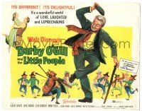 8p049 DARBY O'GILL & THE LITTLE PEOPLE TC '59 Disney, Albert Sharpe, it's leprechaun magic!