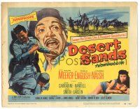 8p055 DESERT SANDS TC '55 with the howling fury of a thousand sandstorms, they struck!