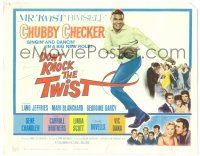 8p061 DON'T KNOCK THE TWIST TC '62 image of dancing Chubby Checker, rock & roll!