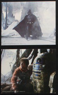 8r060 EMPIRE STRIKES BACK 8 color 8x10 stills '80 Lucas, Luke, Darth Vader, Han, Chewie, Leia, R2!