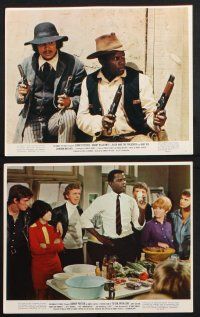 8r075 SIDNEY POITIER 8 color 8x10 stills '60s-70s cool western images & From Sir With Love!