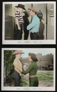 8r025 SLIM CARTER 10 color 8x10 stills '57 Jock Mahoney, Julie Adams, a heartwarming cowboy comedy!