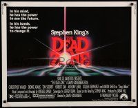 8s128 DEAD ZONE 1/2sh '83 David Cronenberg, Stephen King, he has the power to see the future!