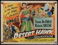 8s131 DESERT HAWK style A 1/2sh '50 sexy Yvonne De Carlo is a slave in the Palace of 1000 Delights!