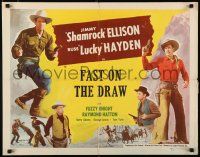 8s158 FAST ON THE DRAW stock 1/2sh '50 Jimmy 'Shamrock' Ellison & Russ 'Lucky' Hayden!