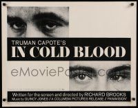 8s214 IN COLD BLOOD 1/2sh '67 Richard Brooks directed, Robert Blake, from Truman Capote novel!
