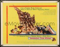 8s215 INHERIT THE WIND style B 1/2sh '60 Spencer Tracy as Darrow, Fredric March, Scopes trial!