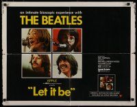 8s252 LET IT BE 1/2sh '70 The Beatles, John Lennon, Paul McCartney, Ringo Starr, George Harrison
