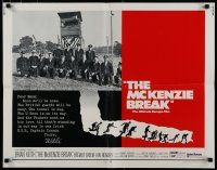 8s269 McKENZIE BREAK 1/2sh '71 Brian Keith in the ultimate World War II escape film!