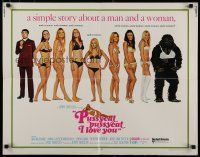 8s315 PUSSYCAT PUSSYCAT I LOVE YOU 1/2sh '70 Ian McShane, sexy girls in bikinis & wacky gorilla!