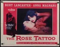 8s340 ROSE TATTOO 1/2sh '55 Burt Lancaster, Anna Magnani, written by Tennessee Williams!