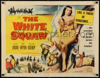 8s425 WHITE SQUAW 1/2sh '56 sexy Native American May Wynn is half-Indian, half-white, all woman!