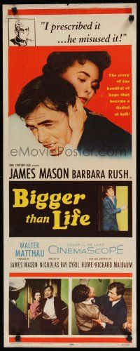 8s475 BIGGER THAN LIFE insert '56 Nicholas Ray, Mason is prescribed cortizone & becomes addicted!