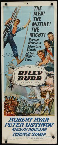 8s476 BILLY BUDD insert '62 Terence Stamp, Robert Ryan, mutiny & high seas adventure!