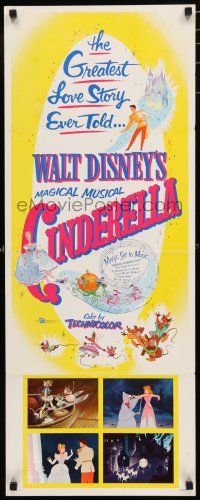8s501 CINDERELLA insert R57 Walt Disney classic romantic musical fantasy cartoon!