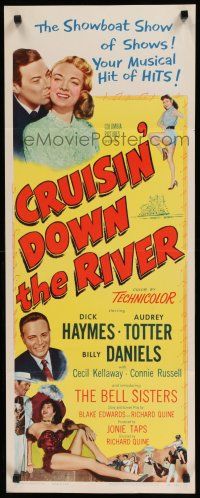 8s512 CRUISIN' DOWN THE RIVER insert '53 Audrey Totter and her be-bop showboat show!