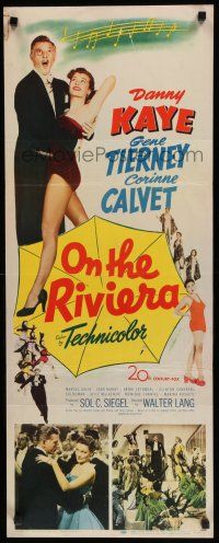 8s711 ON THE RIVIERA insert '51 images of Danny Kaye, sexy Gene Tierney & Corinne Calvet!
