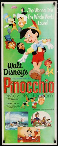 8s728 PINOCCHIO insert R62 Disney classic fantasy cartoon about a wooden boy who wants to be real!