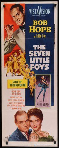 8s764 SEVEN LITTLE FOYS insert '55 Bob Hope & his seven kids in wacky outfits, Milly Vitale!