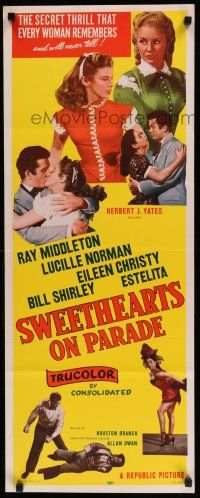 8s798 SWEETHEARTS ON PARADE insert '53 Ray Middleton, Lucille Norman, small town romance!