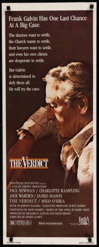 8s824 VERDICT insert '82 lawyer Paul Newman has one last chance, written by David Mamet!