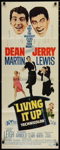 8s647 LIVING IT UP insert R65 sexy Janet Leigh watches wacky Dean Martin & Jerry Lewis!
