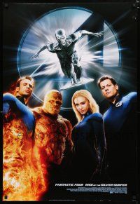 8t016 4: RISE OF THE SILVER SURFER style B DS 1sh '07 Jessica Alba, Michael Chiklis, Chris Evans!