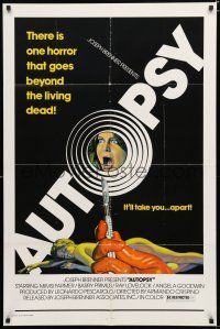 8x058 AUTOPSY 1sh '77 Macchie solari, Mimsy Farmer, Primus, horror goes beyond the living dead